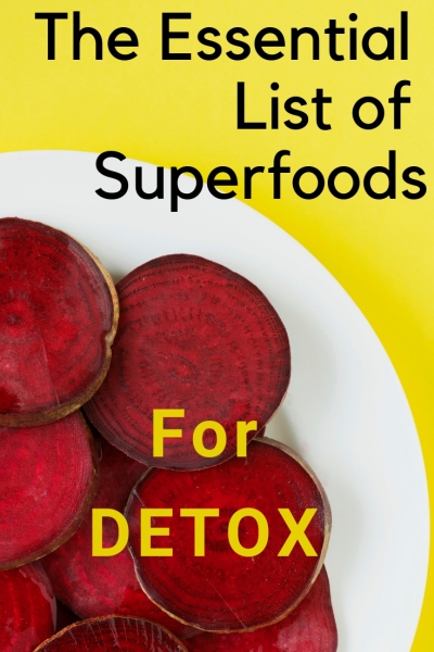 List of Superfoods for Smoothies and Detox